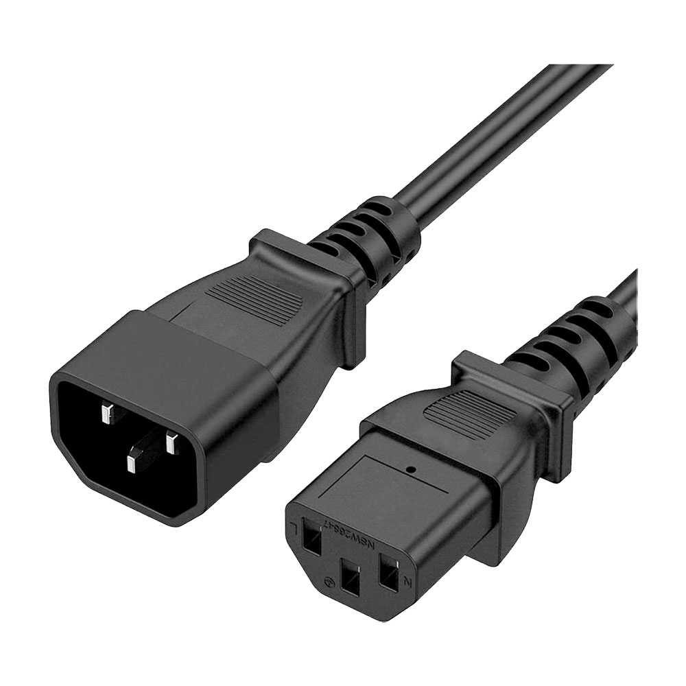 Cable de Alimentación C14 a C13 NETCOM 3 Metros
