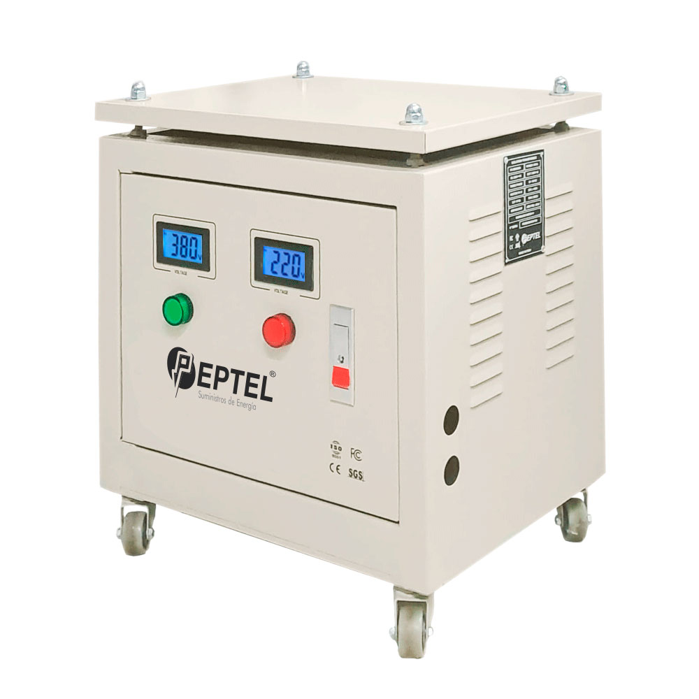 Transformador Trifásico 380v A 220v 10kw Peptel 